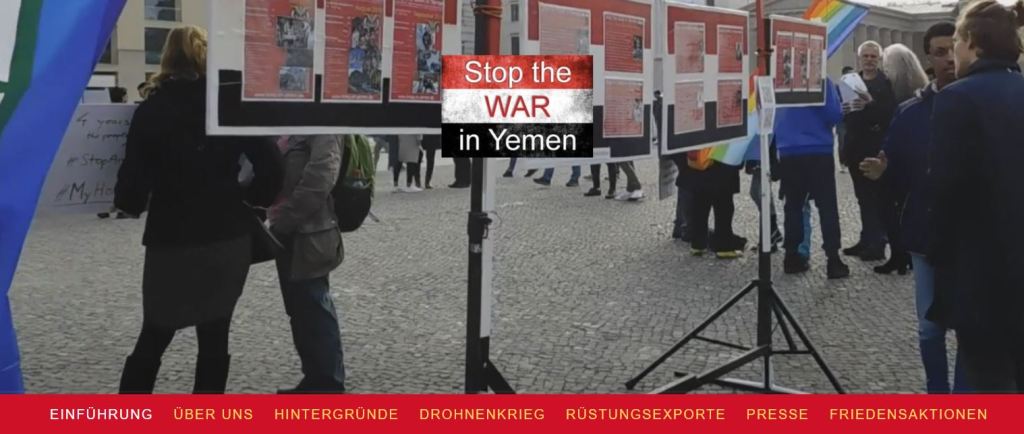 Die Friedensinitiative Stop the WAR in Yemen - Gründer: Mathias Tretschog - Februar 2017