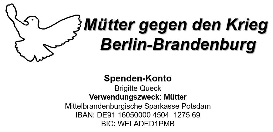 Mütter gegen den Krieg Berlin – Brandenburg