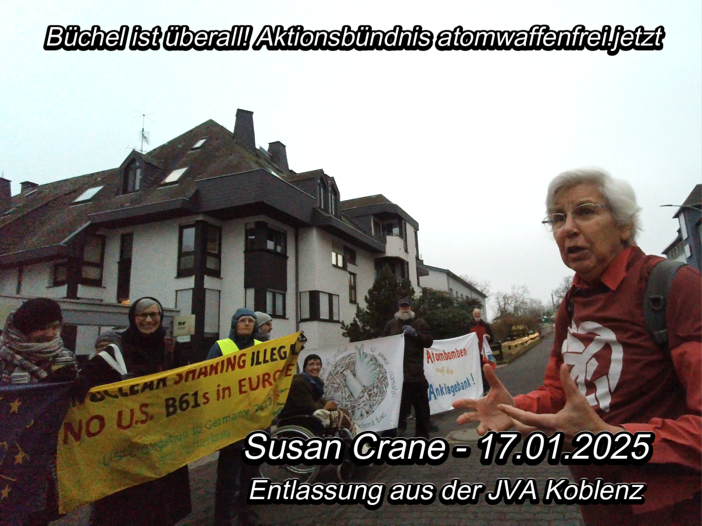 Susan Crane - 17.01.2025, Entlassung aus der JVA Koblenz