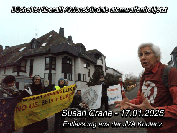 Susan Crane - 17.01.2025, Entlassung aus der JVA Koblenz