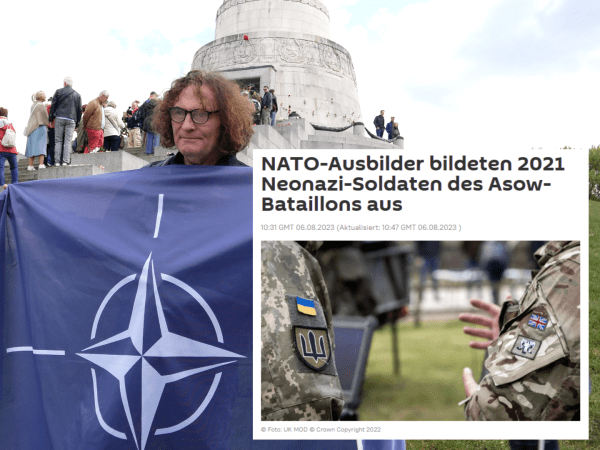 08. Mai Anhänger von Bendera-Nazis zum Tag des Sieges in Berlin