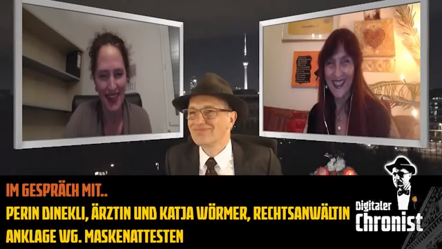 CORONA-NEWS
Gespräch mit Perin Dinekli, Ärztin und Katja Wörmer, Rechtsanwältin - Anklage wegen Maskenattesten